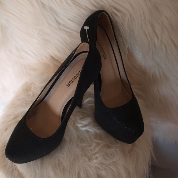 LOLLICOUTURE High HEELS Black SIZE 8.5 USED FOR PHOTO SHOOT - Picture 2 of 5